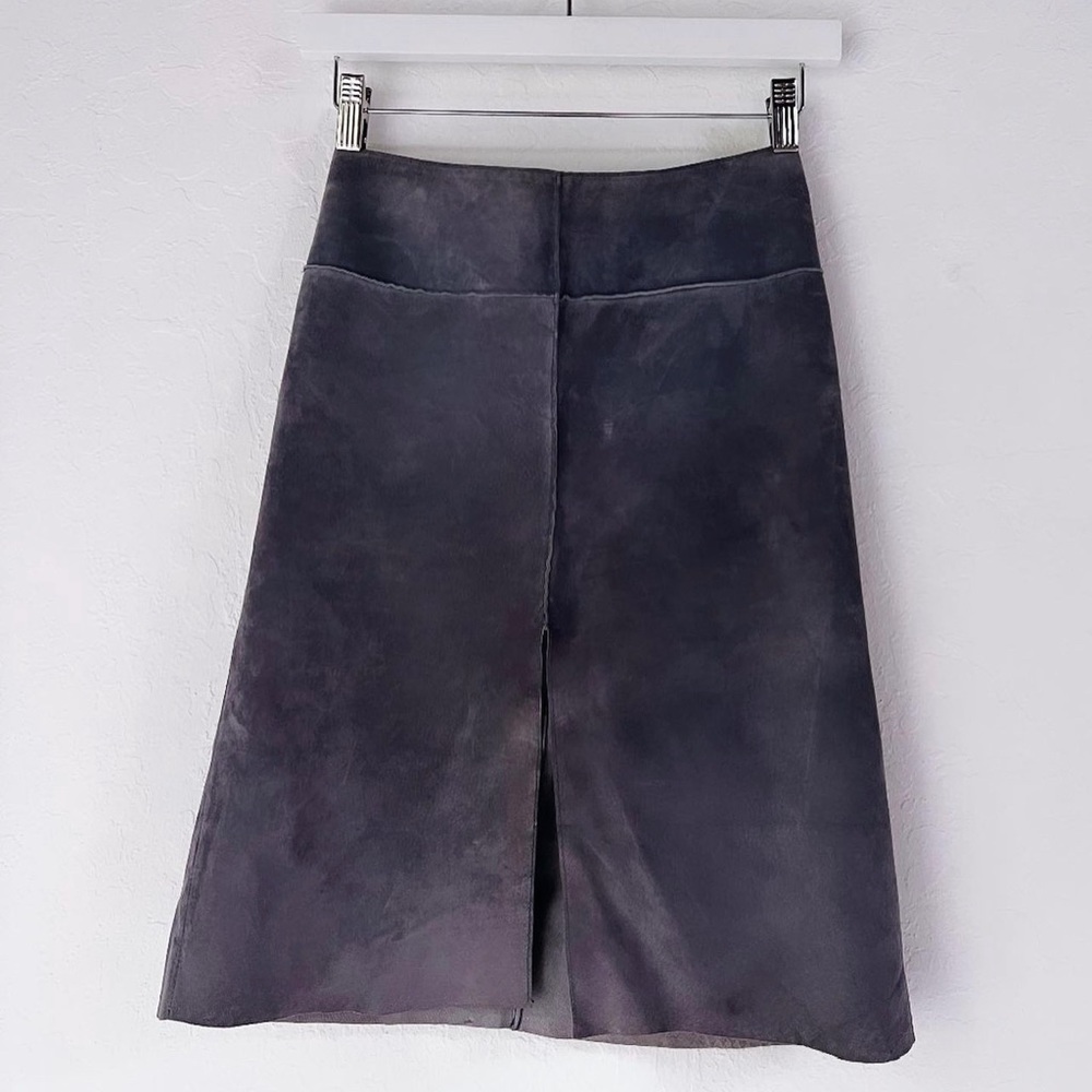 Bebe Lavender Suede Skirt